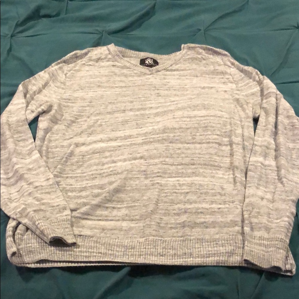 Rock and Republic Gray lined sweater